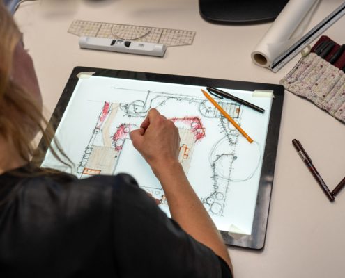 Gartenplan handgezeichnet Gartenplan handgezeichnet